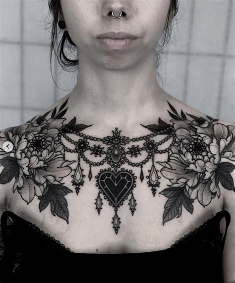 female chest tattoos